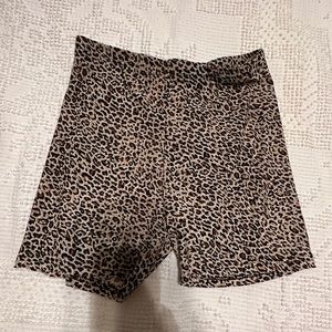 Cheetah Spandex/Biker Shorts